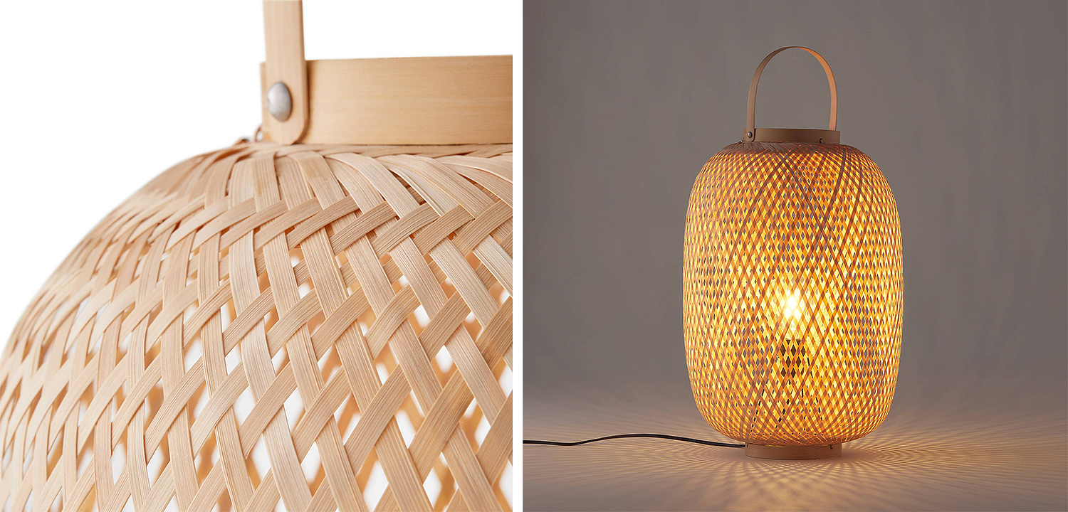 Настольная лампа Lantern Wicker Table lamp Настольная лампа Lantern Wicker Table lamp - Loft-Concept в Костроме