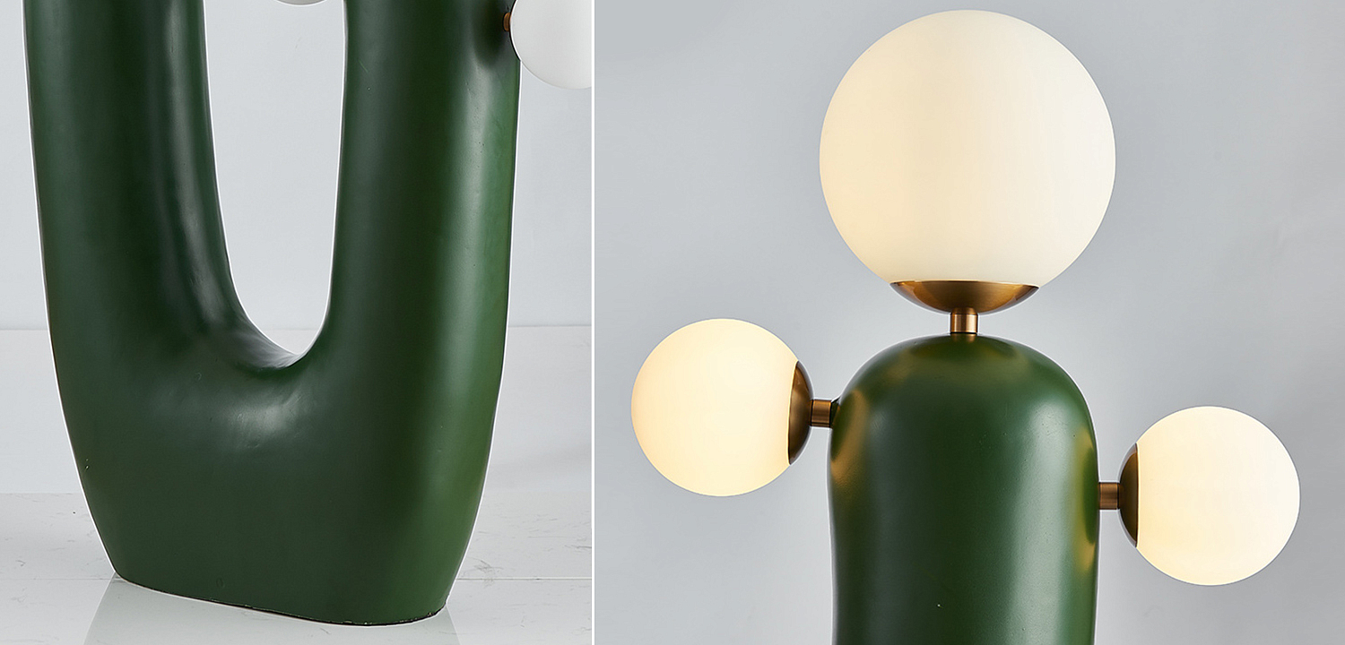 Торшер Oo Flor Lamp Green Торшер Oo Flor Lamp Green - Loft-Concept в Костроме