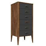 Комод из массива бука с 6-ю ящиками Tasteful Furniture варинант исполнения - 1 | Loft Concept в Костроме