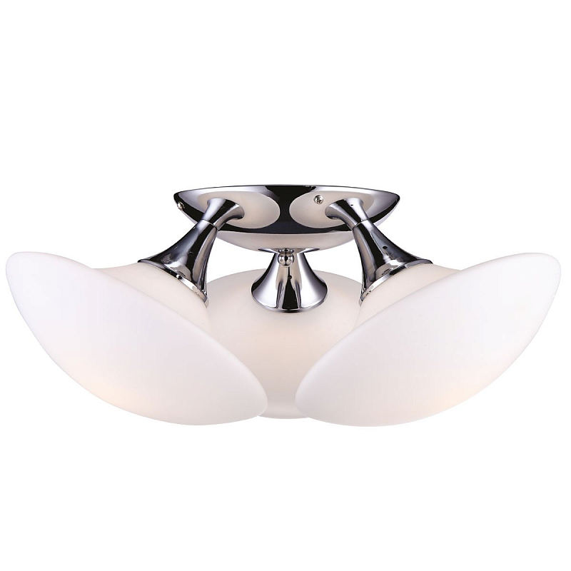 Потолочный светильник MOONDROP Top Lamp Хром Белый Потолочный светильник MOONDROP Top Lamp Хром Белый в Костроме | Loft Concept