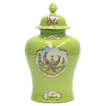 Фарфоровая ваза с крышкой Eden Garden варинант исполнения - 1 | Loft Concept в Костроме