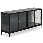 Сервант четырехдверный с рифленым стеклом The Keeper варинант исполнения - 1 | Loft Concept в Костроме