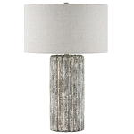 Настольная лампа с каркасом с состаренным эффектом Ancient Column варинант исполнения - 3 | Loft Concept в Костроме