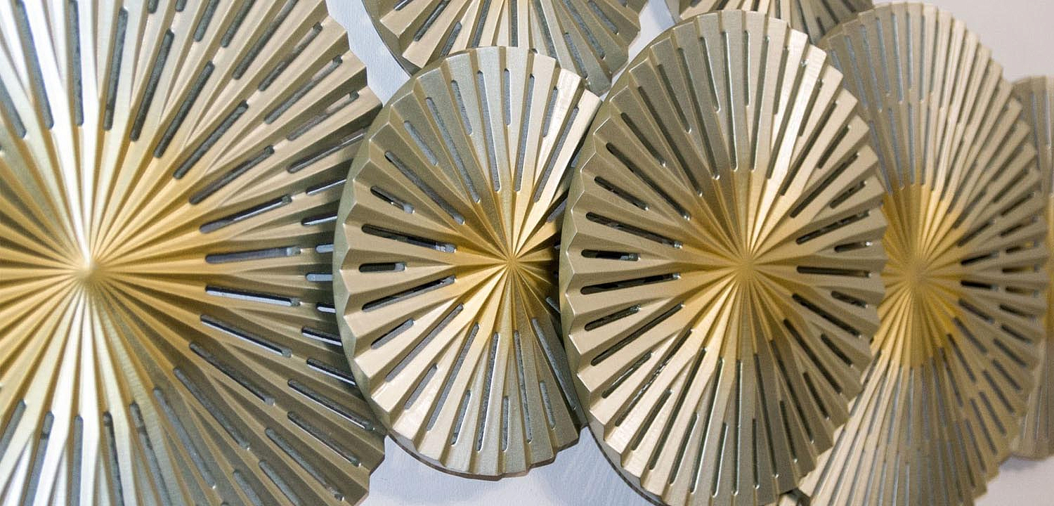 Арт-объект Apollo Gold and Silver Wall Plaque Disc gap 9 Арт-объект Apollo Gold and Silver Wall Plaque Disc gap 9 - Loft-Concept в Костроме
