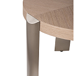 Столик журнальный круглый со светлым шпоном Light Veneer Table варинант исполнения - 6 | Loft Concept в Костроме