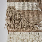 Панно из шерсти и хлопка с узором Beige Calista Cascade варинант исполнения - 7 | Loft Concept в Костроме