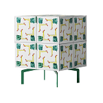 Тумба  с рисунком ShortT Pina Colada Green варинант исполнения - 3 | Loft Concept в Костроме