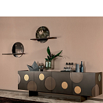 Дизайнерский комод с декором в виде круглых элементов на фасаде Matisse варинант исполнения - 4 | Loft Concept в Костроме