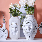 Ваза с золотисто-белыми фрагментами Faces of Imagination варинант исполнения - 3 | Loft Concept в Костроме