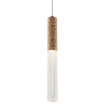 Подвесной светильник Dew Drops Tube Gold Hanging Lamp варинант исполнения - 1 | Loft Concept в Костроме