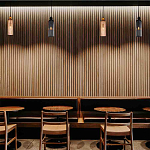 Подвесной светильник с рифленым стеклянным плафоном цилиндрической формы ARTICOLO варинант исполнения - 5 | Loft Concept в Костроме