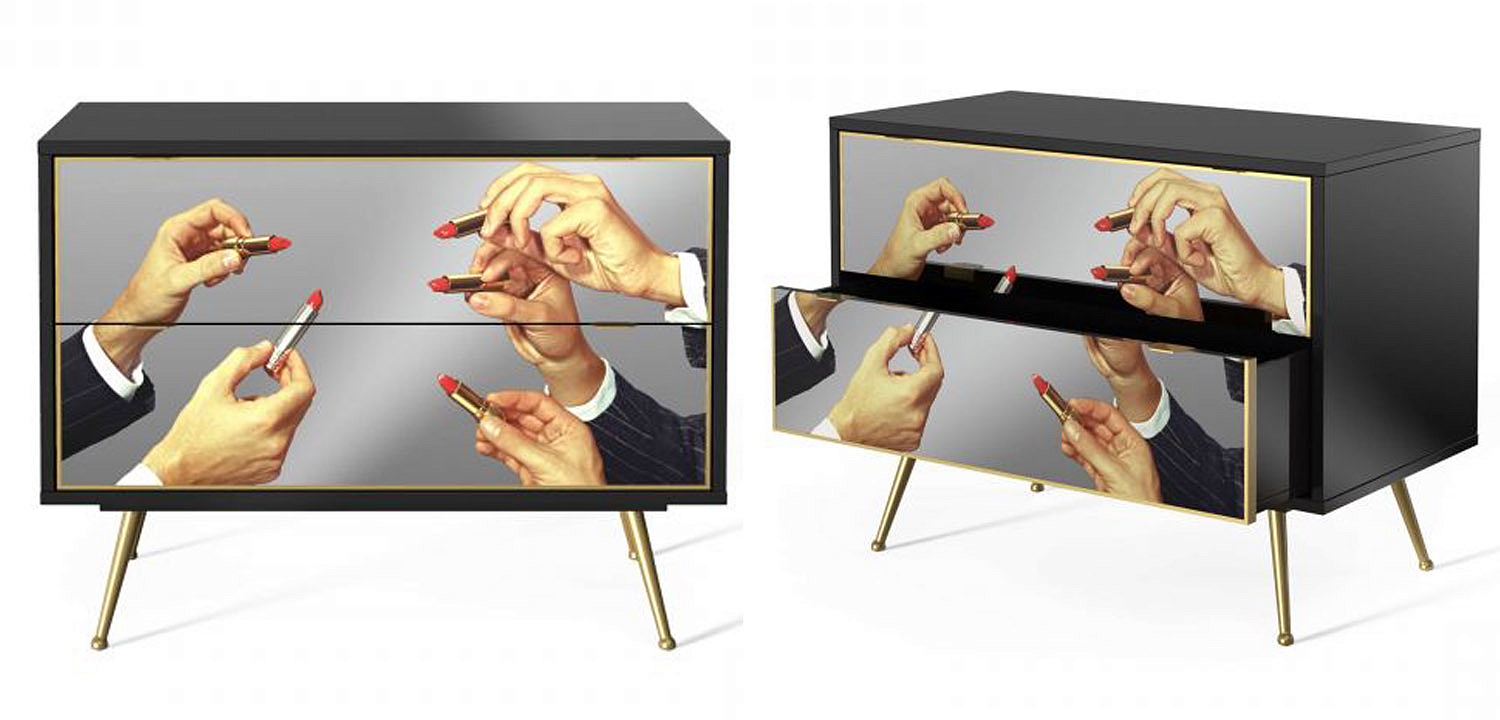 Комод Seletti Chest of Two Drawers Lipstick Комод Seletti Chest of Two Drawers Lipstick - Loft-Concept в Костроме