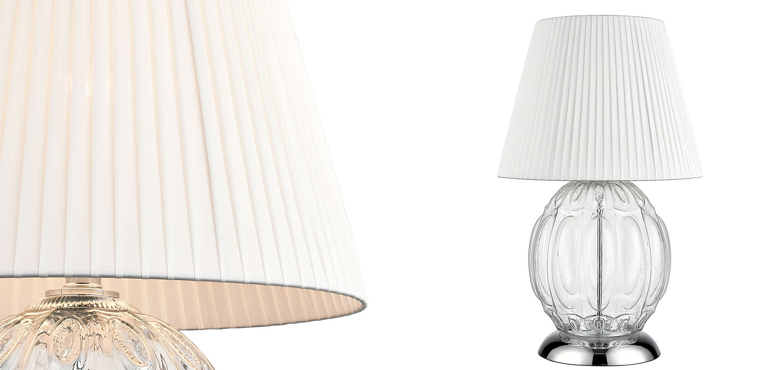 Настольная лампа Прозрачное Стекло Hailey Table Lamp Настольная лампа Прозрачное Стекло Hailey Table Lamp - Loft-Concept в Костроме