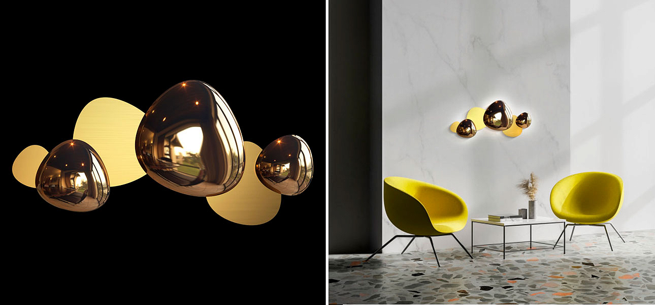 Бра Gold Matt & Gloss 2 Бра Gold Matt & Gloss 2 - Loft-Concept в Костроме