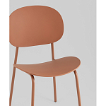 Стул Edie пластик коричневый варинант исполнения - 2 | Loft Concept в Костроме