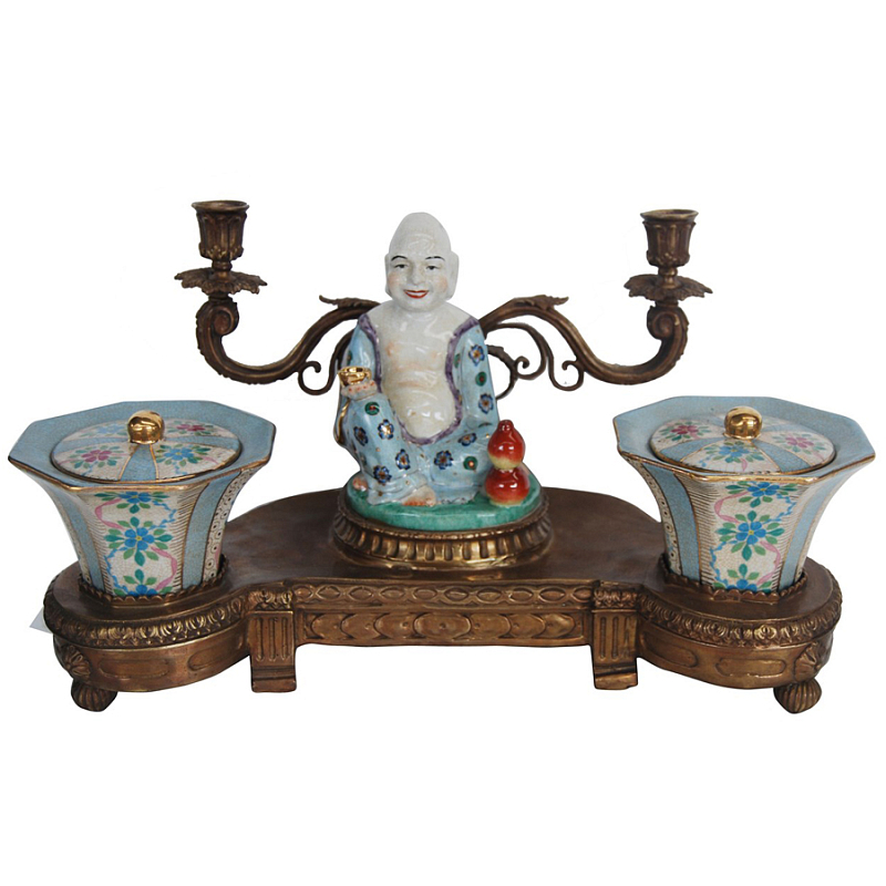 Подсвечник Chinese Tea Бронза Мульти Подсвечник Chinese Tea Бронза Мульти в Костроме | Loft Concept