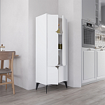 Комод белый с 4-мя дверцами на металлических ножках SPARK MULTIPURPOSE CABINET WHITE варинант исполнения - 7 | Loft Concept в Костроме