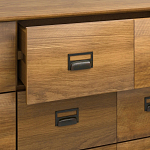Деревянный комод с 6-ю ящиками Blanton Chest of Drawers варинант исполнения - 5 | Loft Concept в Костроме