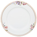 Сервиз столовый из фарфора белый с цветочным принтом на 6 персон 23 предмета Flower Porcelain Collection варинант исполнения - 3 | Loft Concept в Костроме