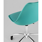 Офисный стул на металлическом основании EGGERY Blue пластик варинант исполнения - 3 | Loft Concept в Костроме