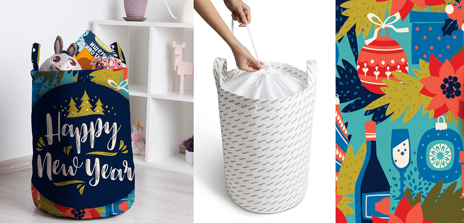 Корзина Happy New Year Basket Корзина Happy New Year Basket - Loft-Concept в Костроме