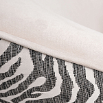 Кресло без подлокотников бежевое с принтом Macrocosm варинант исполнения - 3 | Loft Concept в Костроме