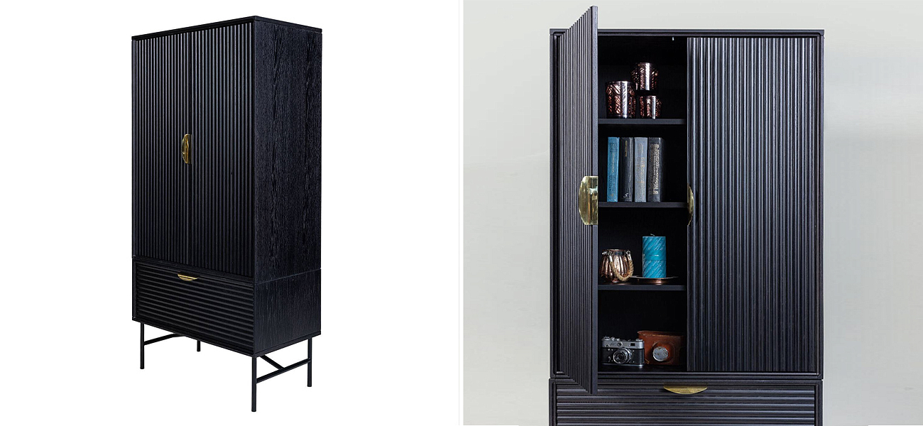 Шкаф Antique Order Черный Шкаф Antique Order Черный - Loft-Concept в Костроме