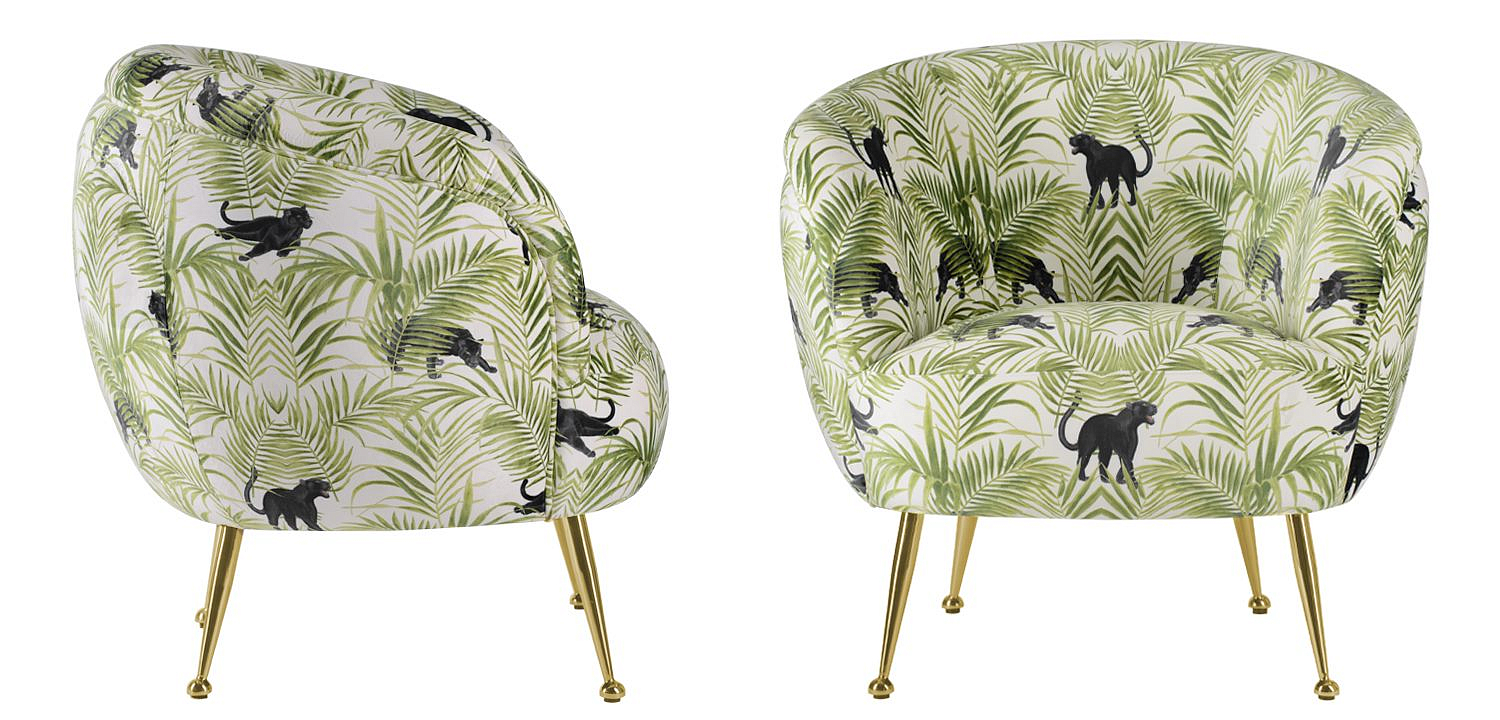 Кресло ARMCHAIR KELLIT Jungle Green Кресло ARMCHAIR KELLIT Jungle Green - Loft-Concept в Костроме