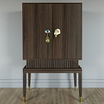 Кабинетный шкаф Elsa Dreams Walnut с 2-мя ящиками варинант исполнения - 3 | Loft Concept в Костроме