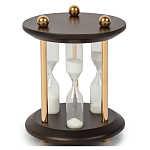 Часы круглые настольные Time Forward песочные варинант исполнения - 1 | Loft Concept в Костроме