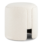 Дизайнерский Пуф Букле Poof Alice White Boucle  варинант исполнения - 1 | Loft Concept в Костроме