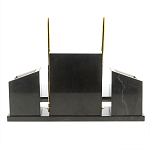 Настольный письменный набор из мрамора и змеевика с гербом России Marble Accessory варинант исполнения - 4 | Loft Concept в Костроме