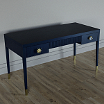 Письменный стол Elsa Dreams Blue Шпон дерево с двумя ящиками варинант исполнения - 2 | Loft Concept в Костроме