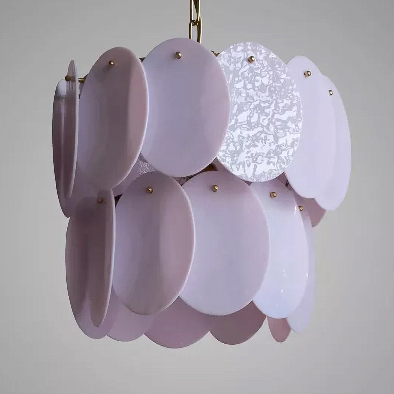 Люстра Pink Sunset Розовый Золотой Люстра Pink Sunset Розовый Золотой в Костроме | Loft Concept