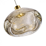 Подвесной светильник с прозрачным стеклянным плафоном округлой формы Effervia  варинант исполнения - 9 | Loft Concept в Костроме