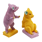 Держатель для книг Multicolored Piglet Bookends варинант исполнения - 2 | Loft Concept в Костроме