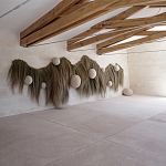 Большая дизайнерская Инсталляция из соломы RAFFIA Installation  варинант исполнения - 6 | Loft Concept в Костроме