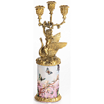 Фарфоровый подсвечник Лебедь с ангелом Asse варинант исполнения - 3 | Loft Concept в Костроме