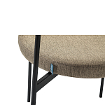 Стул металлический с мягкой спинкой и сиденьем Alfie Chair варинант исполнения - 9 | Loft Concept в Костроме