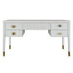 Письменный стол с 4-мя ящиками Elsa Dreams White варинант исполнения - 7 | Loft Concept в Костроме