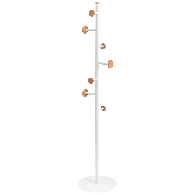 Напольная вешалка из древесины бука Unique Shaped Furniture Floor Hanger White Древесина Белый Напольная вешалка из древесины бука Unique Shaped Furniture Floor Hanger White Древесина Белый в Костроме | Loft Concept