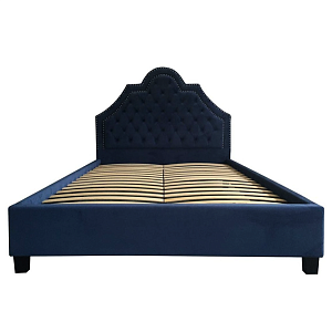 Кровать двуспальная с изголовьем Button