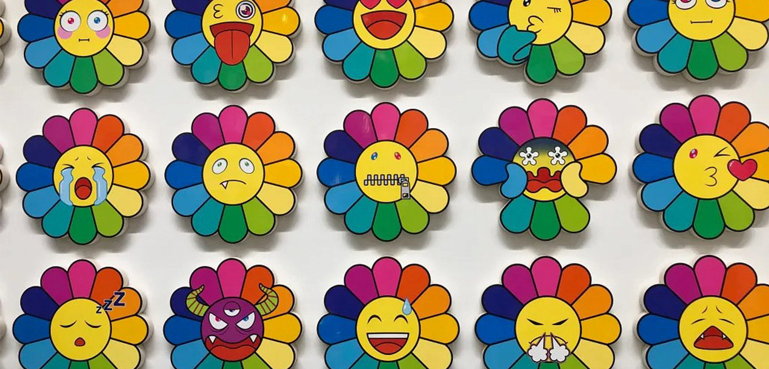 Арт-объекты на стену веселые цветы Takashi Murakami flower Арт-объекты на стену веселые цветы Takashi Murakami flower - Loft-Concept в Костроме