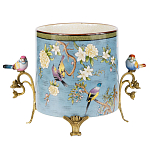 Фарфоровое кашпо с птицами Eden Garden варинант исполнения - 1 | Loft Concept в Костроме