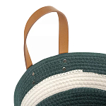 Корзина для хранения с ручками Interlacement Green  варинант исполнения - 2 | Loft Concept в Костроме