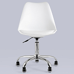 Офисный стул на металлическом основании EGGERY White варинант исполнения - 4 | Loft Concept в Костроме