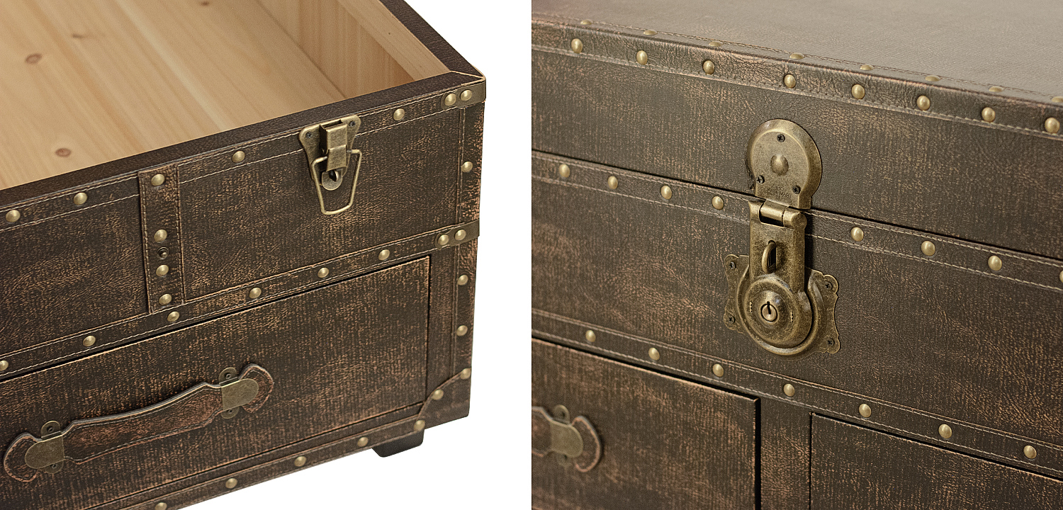 Сундук Chest Basil на ножках Сундук Chest Basil на ножках - Loft-Concept в Костроме