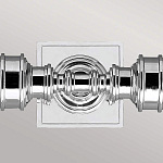 Бра для ванных комнат горизонтальное с двумя матовыми стеклянными цилиндическими плафонами Feiss варинант исполнения - 2 | Loft Concept в Костроме