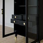 Дизайнерский шкаф витрина Elsa Dreams Black с 4-мя ящиками варинант исполнения - 8 | Loft Concept в Костроме