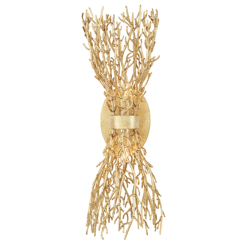 Бра золотое в виде кораллов Coral Decor Золотой Бра золотое в виде кораллов Coral Decor Золотой в Костроме | Loft Concept
